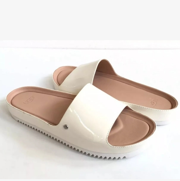 ugg patent leather slides